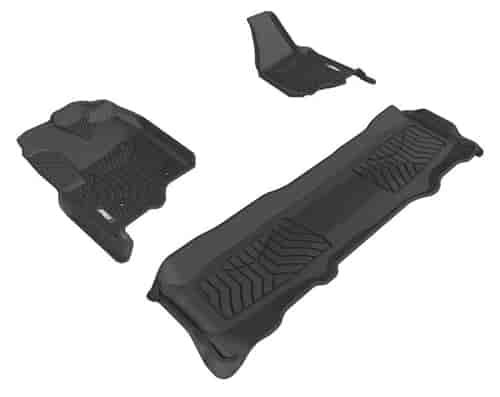 StyleGuard XD Floor Liners for 2012-2016 Ford F-250, F-350, F-450 Crew Cab Trucks