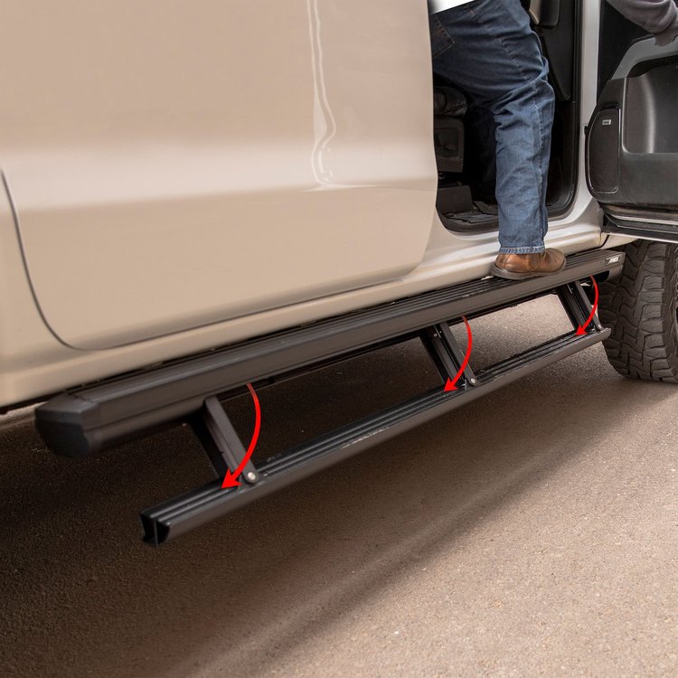 3047923 ActionTrac Powered Running Boards Fits Select Ford Ranger Crew Cab Trucks