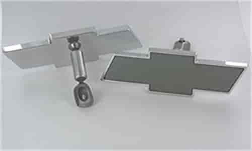 Rear View Mirror Polished Bowtie 8 in.