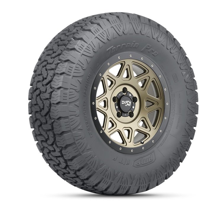 33-125020AMP/CA2 Terrain Pro A/T Truck Tire, 33X12.50R20LT