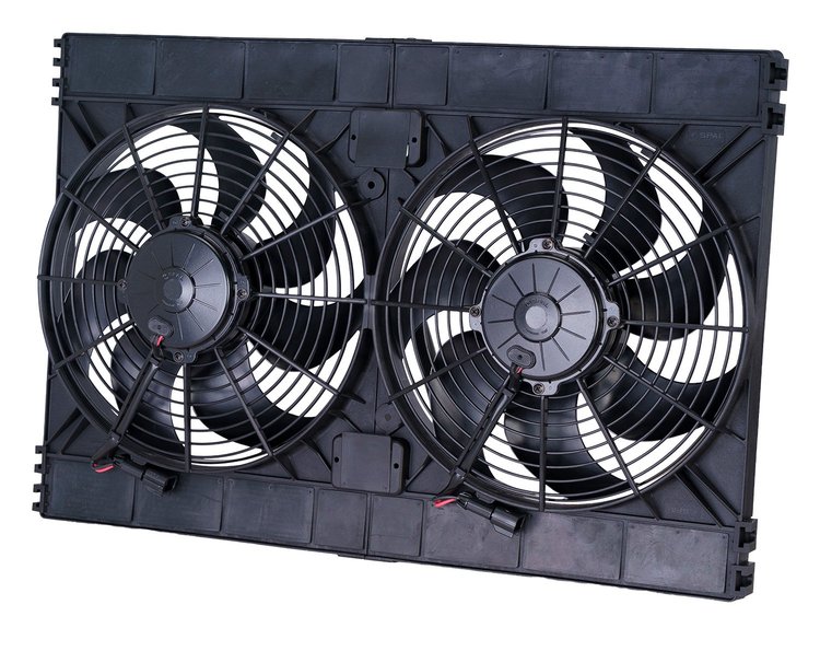 Dual 12" High-Performance Fan 12V