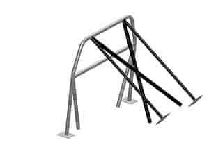 X-Brace Rear Frame Strengthening Kit For 8 and 10 Point Cages