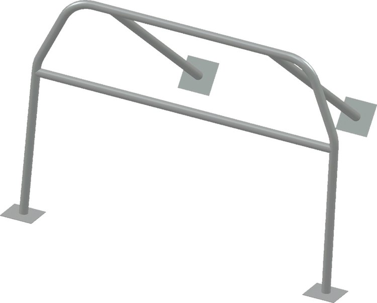 4 Point Roll Bar 1966-1967 Ford Fairlane