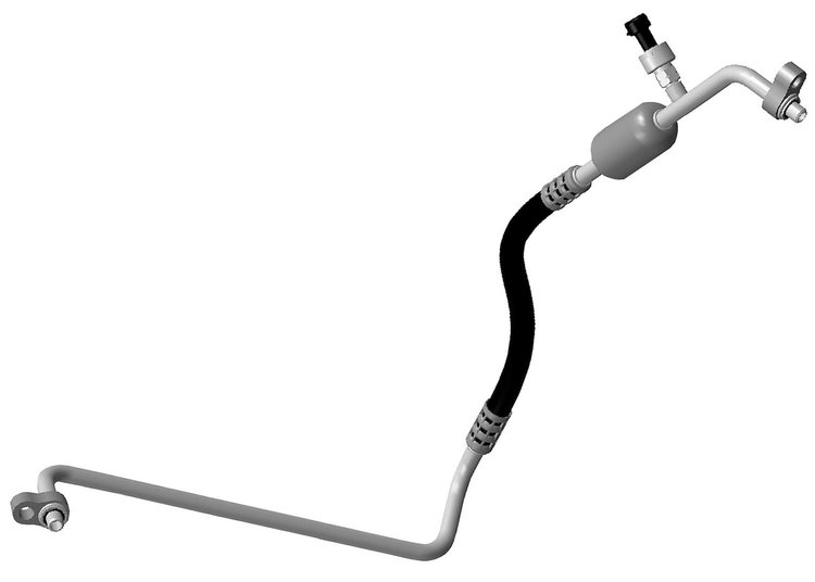 Air Conditioner Discharge Line Fits Select 2003-2010 Cadillac, Chevrolet, GMC Truck, SUV