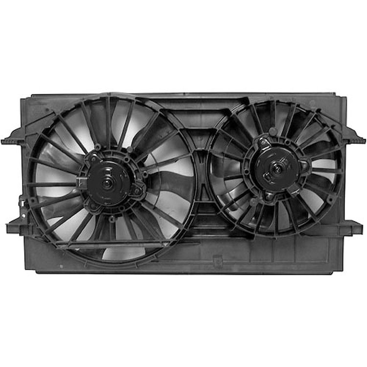 Engine Cooling Fan Assembly with Shroud Fits Select 2004-2012 Chevrolet, Pontiac, Saturn Models