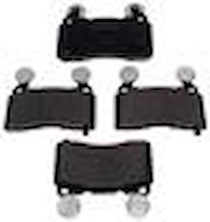 Semi-Metallic Front Disc Brake Pads for Select 2010-2017 Chevrolet Camaro, Corvette
