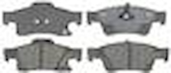 Ceramic Rear Disc Brake Pads for Select 2011-2020 Dodge, Jeep