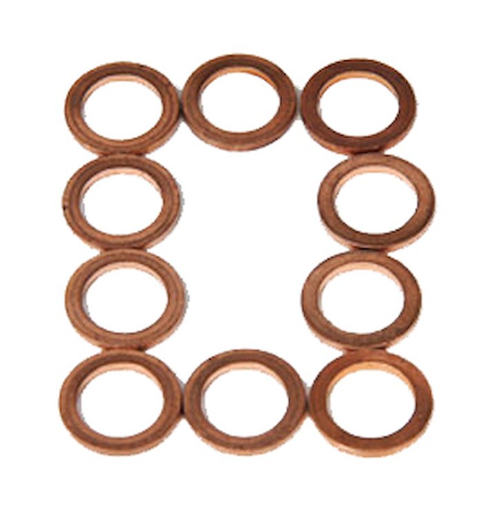 21012386 Front Brake Hose Washer for Select GM Models [Copper]