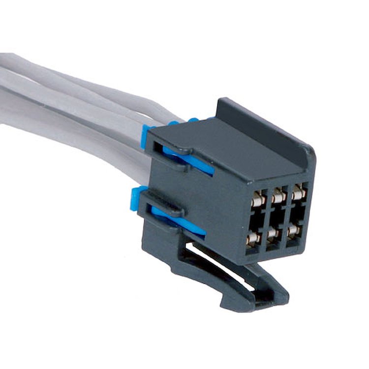 CONNECTOR-W/LEADS 6-WAY