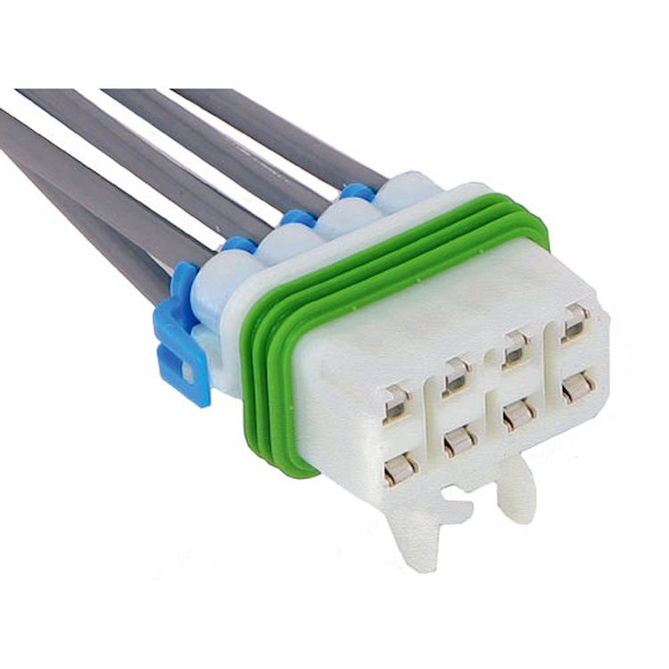CONNECTOR-W/LEADS 8-WAY
