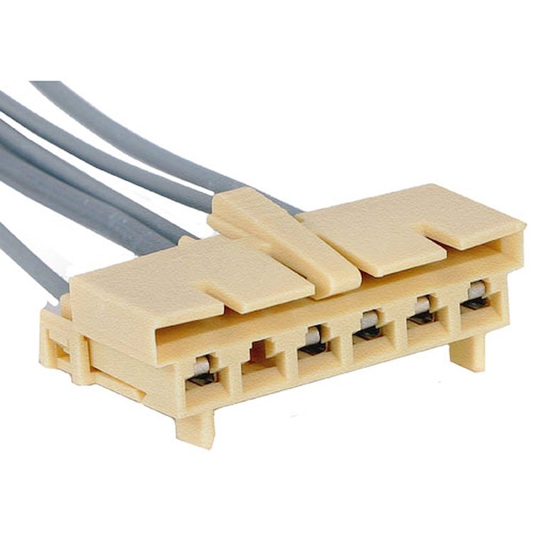 CONNECTOR-W/LEADS 6-WAY