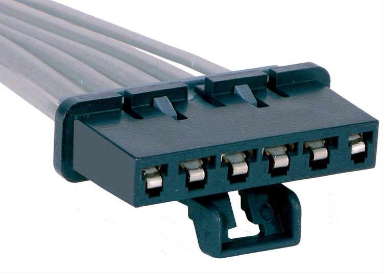 CONNECTOR W LEADS 6 WAY F
