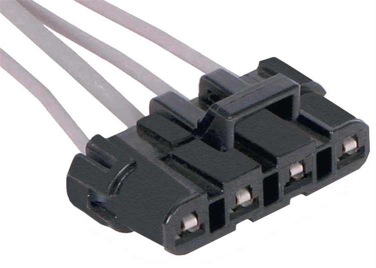 CONNECTOR-W/LEADS 4-WAY