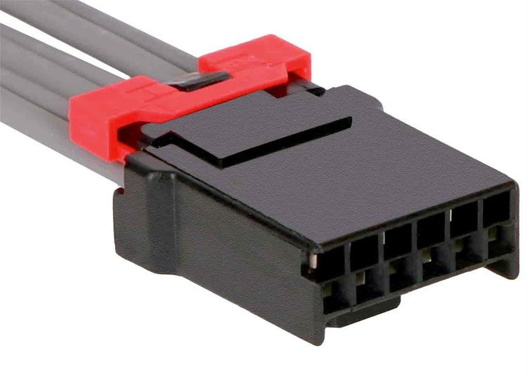 CONNECTOR-W/LEADS 6-WAY