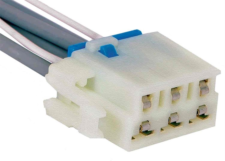 CONNECTOR-W/LEADS 6-WAY