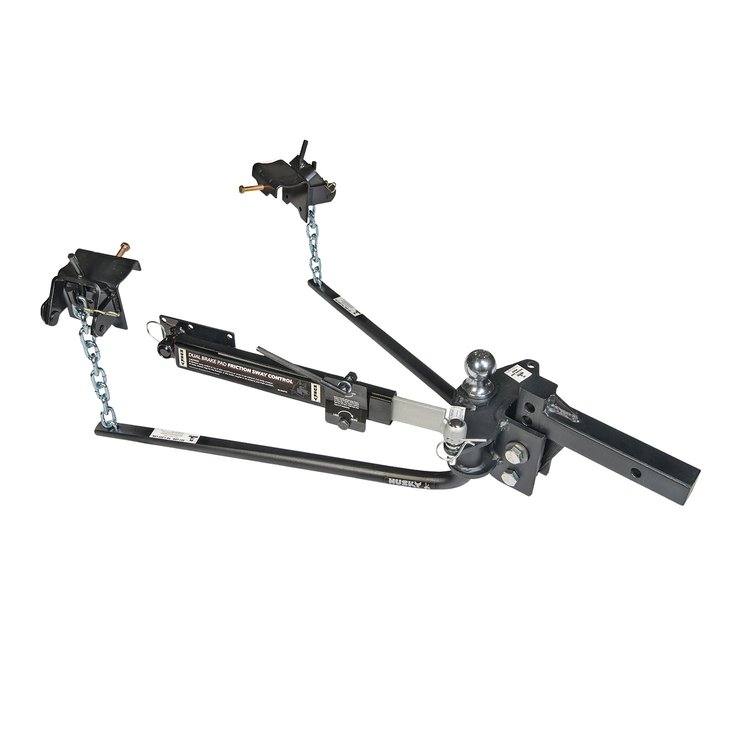 31986 Round Bar Weight Distribution Hitch, 2-5/16" Ball, Black - 6,000 lbs