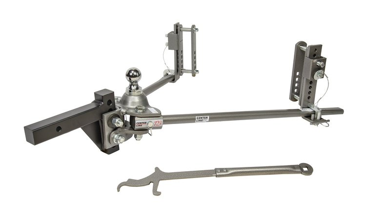 33039 Round Bar 1000 to 1400 Pound Tongue Weight 14000 Pound Gross Trailer Weight with Shank & 2-5/16 in. Ball, Black