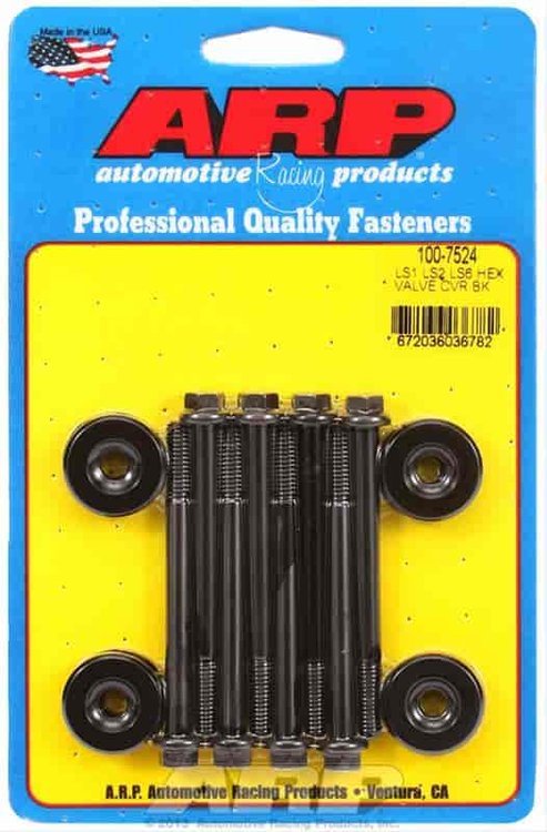 Valve Cover Bolt Kit 6-Point (Hex) Head Chevy Gen III/LS Series Small Block