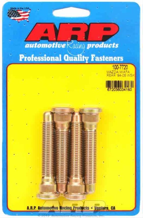 .579" Knurl Wheel Studs 1994-05 Mazda Miata