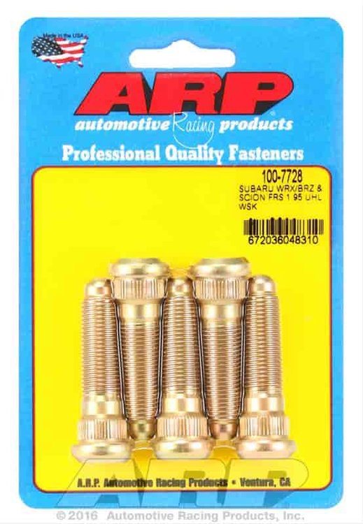 .565 Knurl Wheel Studs For Subaru Fits WRX/BRZ & Scion FRS