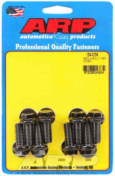 Motor Mount Bolts Chevy Small Block 4-Bolt Hex