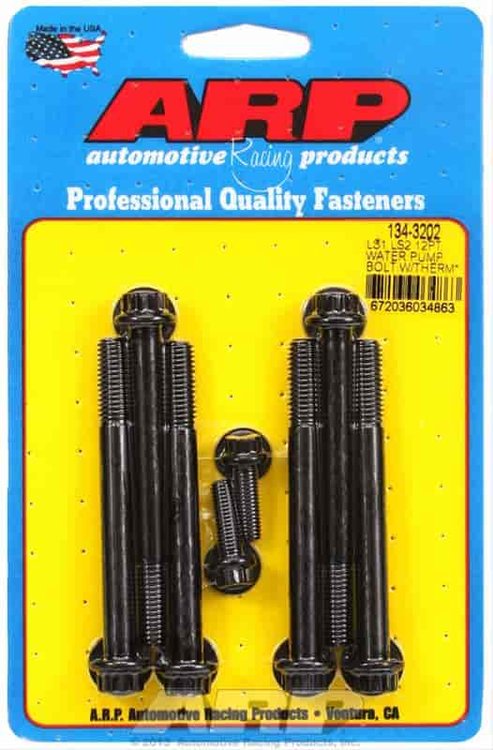 Water Pump Bolts Chevy LS1, LS2