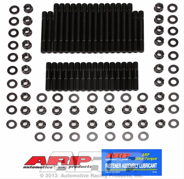 134-4001 Head Studs with Hex Nuts Small Block Chevy [Cast Iron and Aluminum]