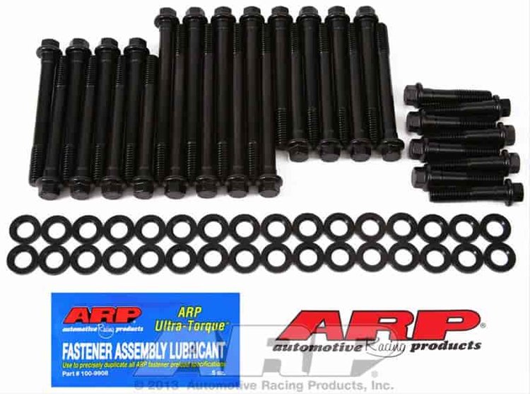 High Performance Head Bolt Kit Big Block Chevy Mark-V Block with World Merlin, Late Bowtie and Dart Aluminum Heads