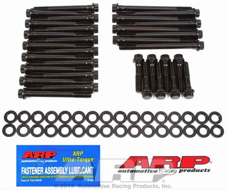 High Performance Head Bolt Kit Big Block Chevy Mark-V Block with World Merlin, Late Bowtie and Dart Aluminum Heads
