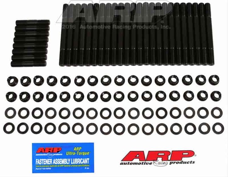 Head Studs w/12-Point Nuts Big Block Chevy With GM Aluminum Block