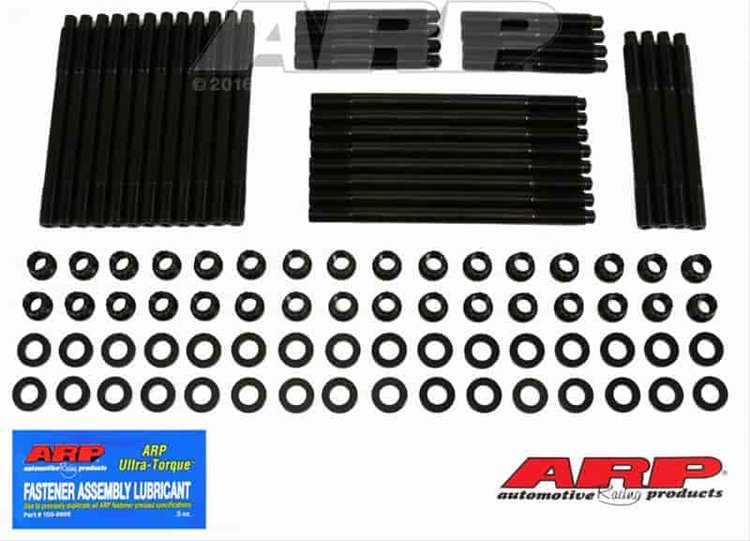 Head Studs w/12-Point Nuts Big Block Chevy World Merlin Aluminum Block w/ Merlin Grumpy Jenkins or Dart Aluminum Heads