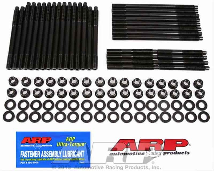 Head Studs w/12-Point Nuts Big Block Chevy Brodix, w/ Dart Pro 1 or 360 Heads, Pro Top Line, w/ Brodix Aluminum Block