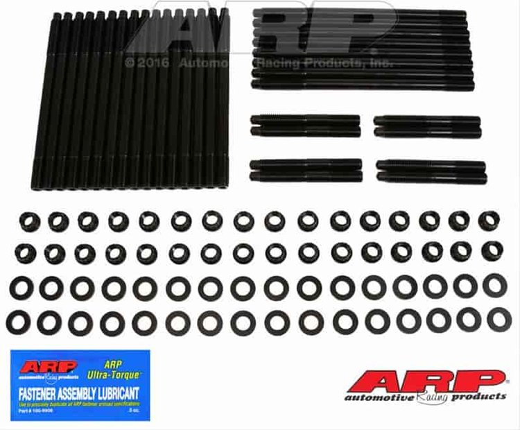 Head Studs w/12-Point Nuts Big Block Chevy Brodix, w/Big Duke/Big Chief Heads, w/Brodix Aluminum Block