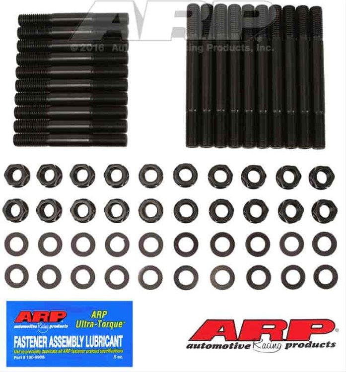 Main Stud Kit Big Block Chevy Mark IV Aluminum Block, 2-Bolt Main