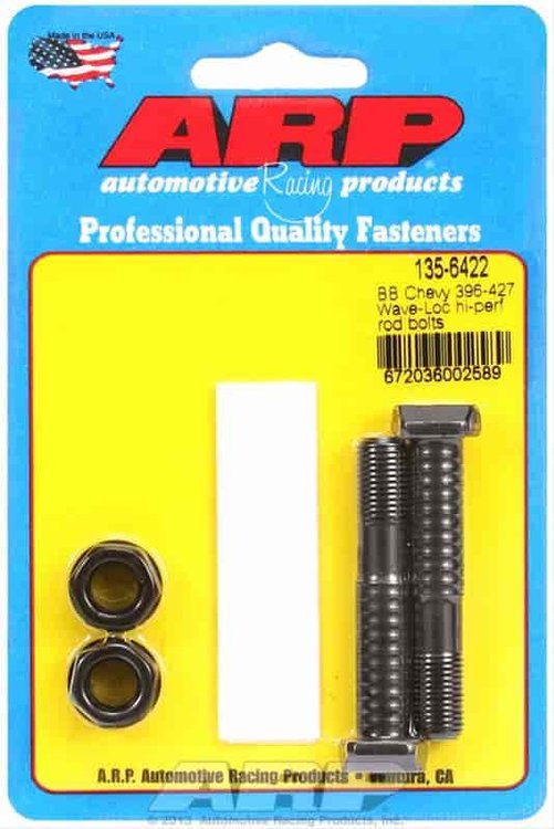 High-Performance Wave-Loc Connecting Rod Bolts Chevy 396-454