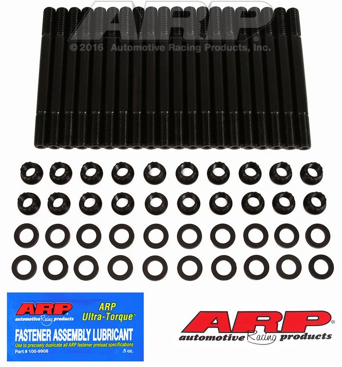 Head Studs w/12-Point Nuts Ford Boss 302 w/351C Head