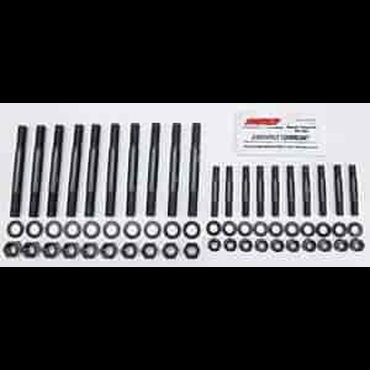 Main Stud Kit with Hex Nuts Ford 351C/400M, 4-Bolt Main, no Windage Tray