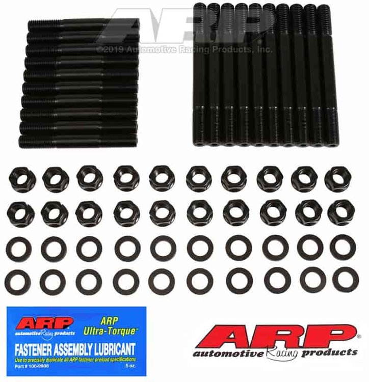 Head Studs with Hex Nuts Ford 427 SOHC