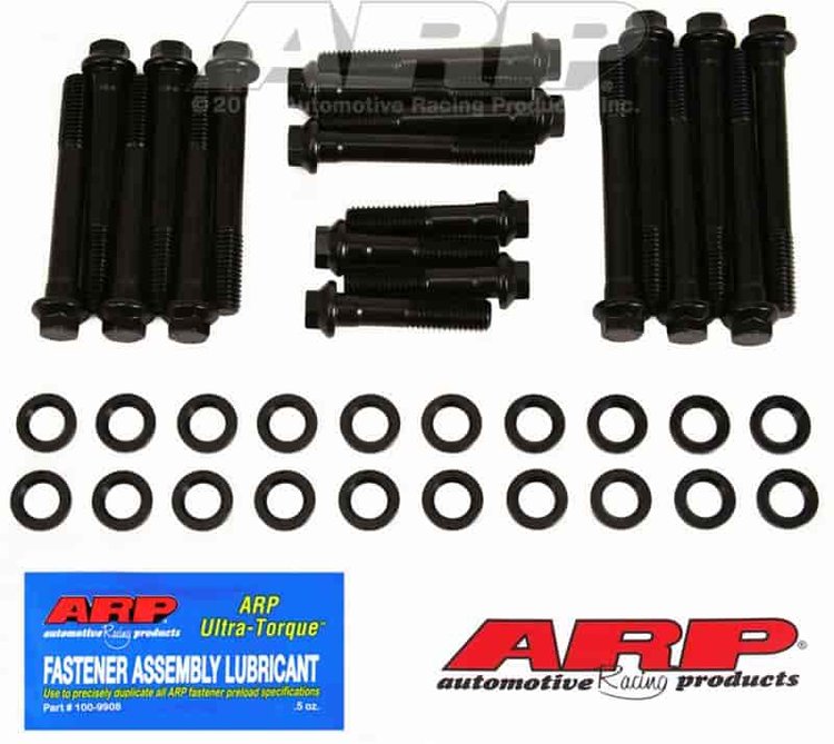 High Performance Head Bolt Kit Pontiac 326/347/370/389/421 cid with D Port Heads (1964 & Earlier)
