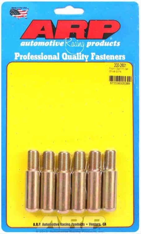 Front Sprint car drive pins