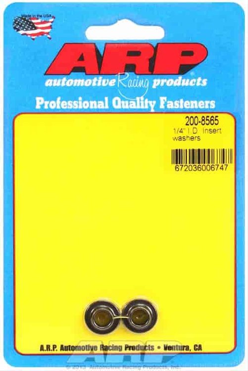 Insert Washers Inside Diameter: 1/4"
