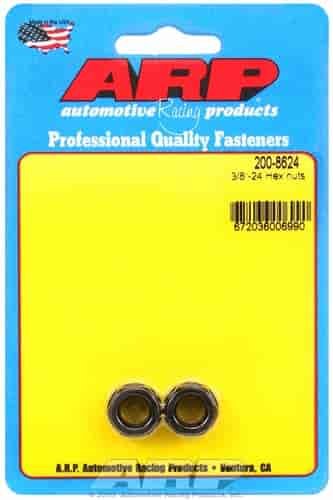 Black Oxide Hex Nut 3/8"-24