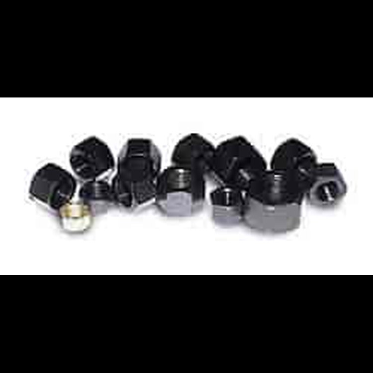 Black Oxide Hex Nuts 3/8"-24