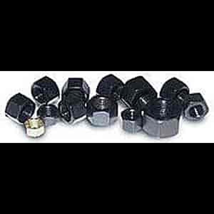 Black Oxide Hex Nuts 7/16"-20