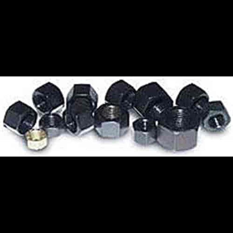 Black Oxide Hex Nuts 1/2"-20