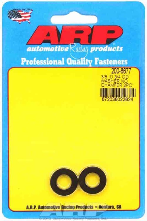 Washer - w/o I.D. Chamfer 3/8" Inside Diameter