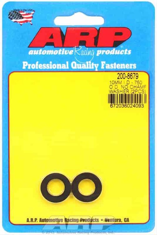 Washer - w/o I.D. Chamfer 10mm Inside Diameter