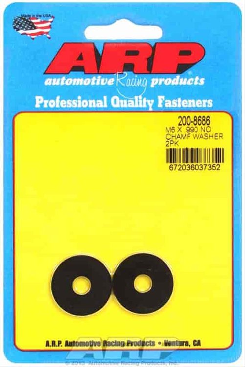 Washer - w/o I.D. Chamfer 6mm Inside Diameter