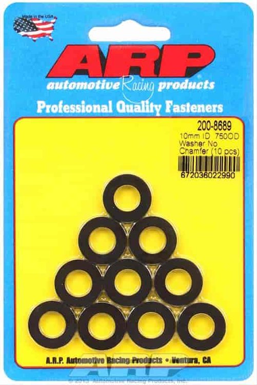 Washer - w/o I.D. Chamfer 10mm Inside Diameter