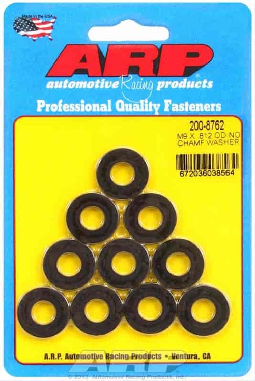 M9 ID .812 OD black washers